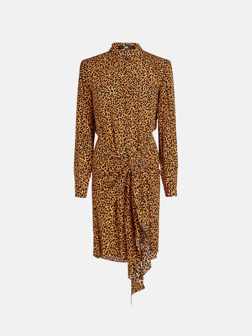 Vestido leopardo Karl Lagerfeld