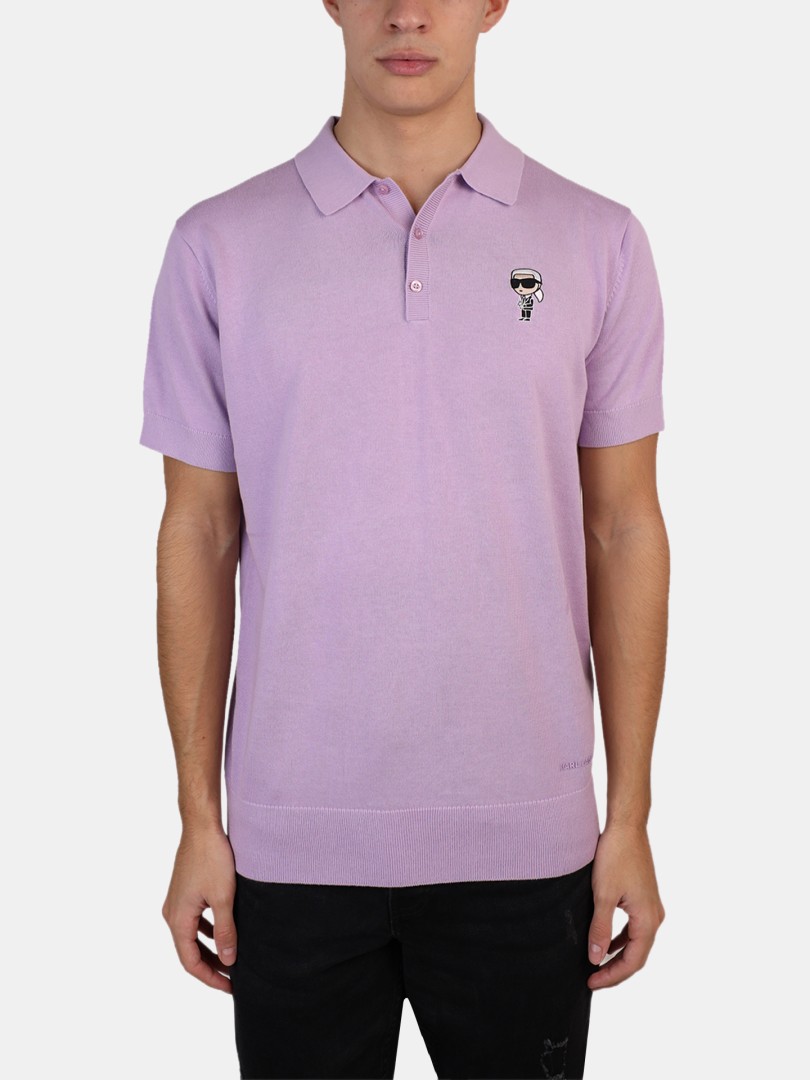 Polo de malha Karl Lagerfeld