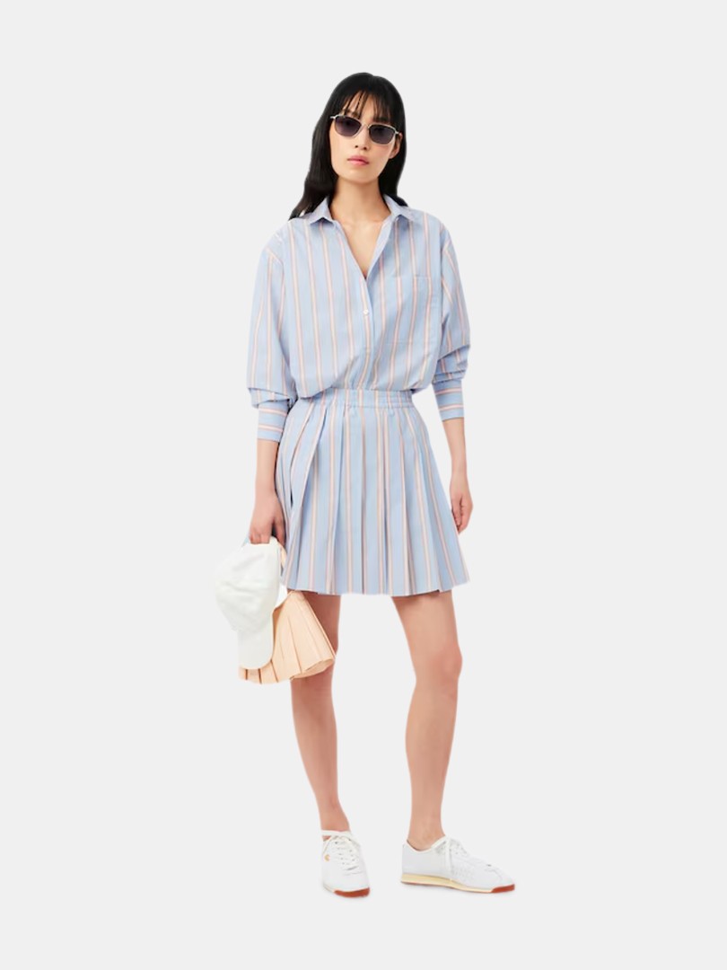 Camisa em Popelina de Algod�o Oversized