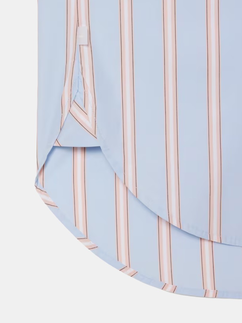 Camisa em Popelina de Algod�o Oversized