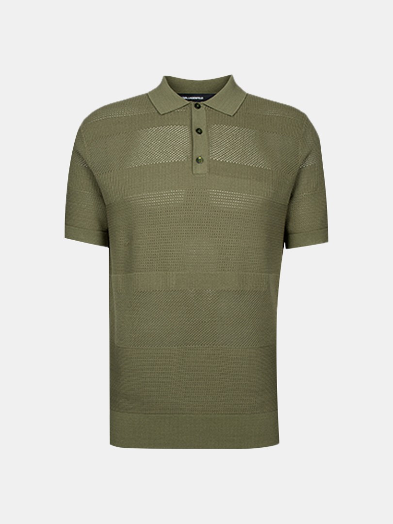 Polo de malha Karl Lagerfeld