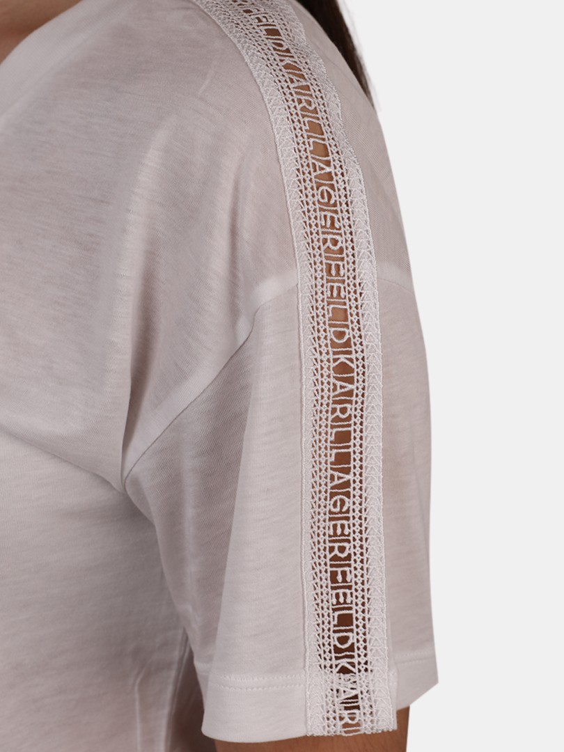 Blusa de gola alta Karl Lagerfeld