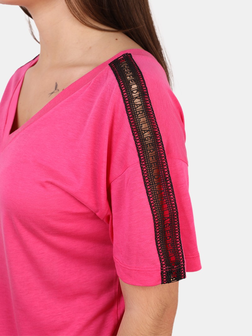 Blusa de gola alta Karl Lagerfeld