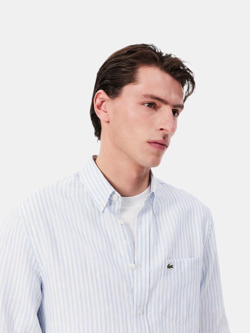 Camisa de Linho Lacoste