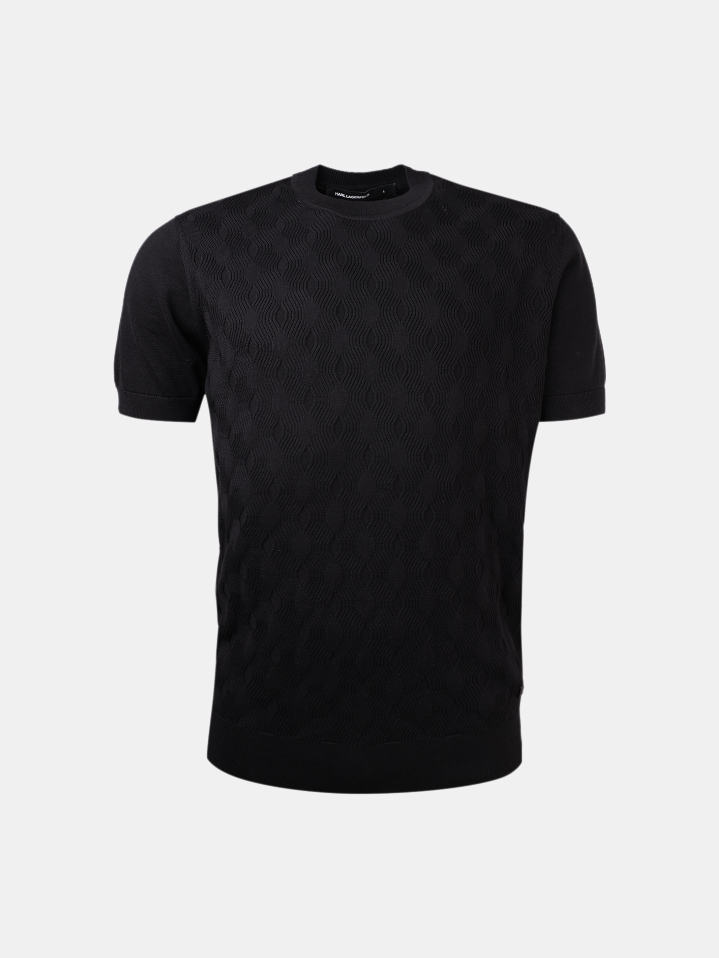 T-shirt de malha Karl Lagerfeld